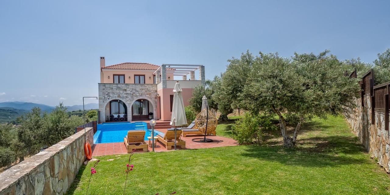 Villa Katerina With Eco Heated Pool Spiliá Eksteriør billede